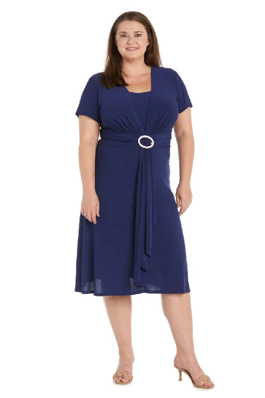 Maternity dress for a baby's first visit to the herb garden R&M Richards 9881W Plus Size Short Dress Maternity dress for a baby's first visit to the herb garden R&M Richards 9881W Plus Size Short Dress