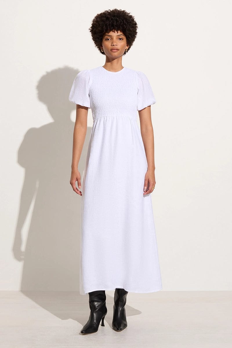 Midi dresses with halter necks for a stylish and comfortable option Gloria Midi Dress White - Final Sale Midi dresses with halter necks for a stylish and comfortable option Gloria Midi Dress White - Final Sale