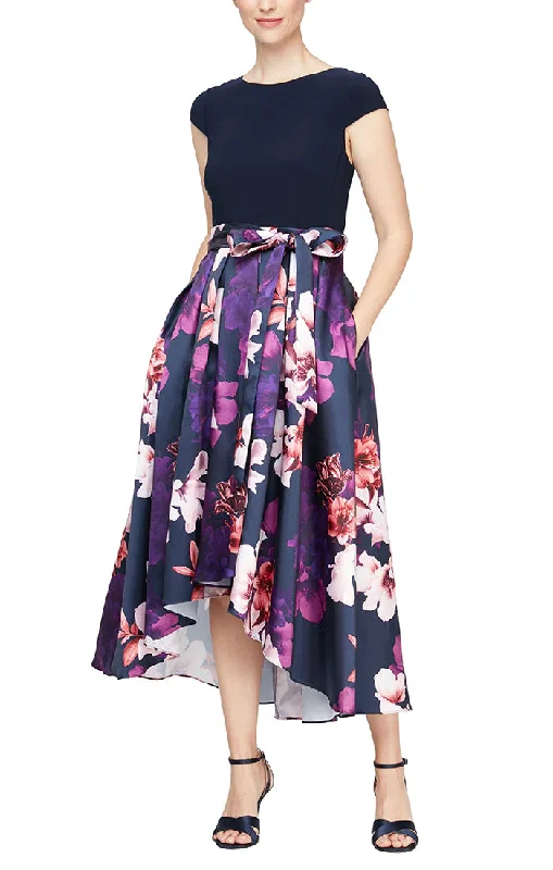 Maternity dress for a baby's first visit to the art gallery SL Fashions 9159256 Mikado Skirt High Low Long Dress Maternity dress for a baby's first visit to the art gallery SL Fashions 9159256 Mikado Skirt High Low Long Dress
