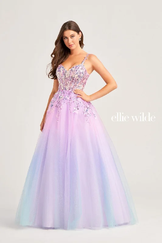 Maternity dress for a baby's dedication Ellie Wilde EW35055 Long Ball Gown Glitter Prom Dress Maternity dress for a baby's dedication Ellie Wilde EW35055 Long Ball Gown Glitter Prom Dress