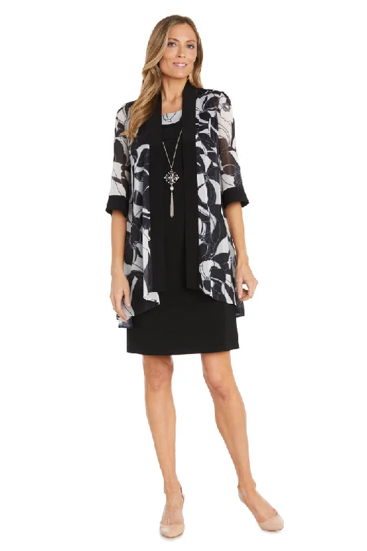 Maternity dress for a baby's first visit to the distillery R&M Richards 1332 Short Mother of the Bride Floral Jacket Dress Maternity dress for a baby's first visit to the distillery R&M Richards 1332 Short Mother of the Bride Floral Jacket Dress