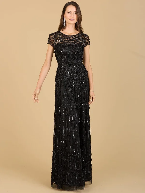 Silk wedding dresses with a smooth and luxurious feel Lara Dresses 29181 Embellished Cap Sleeve Evening Long Dress Silk wedding dresses with a smooth and luxurious feel Lara Dresses 29181 Embellished Cap Sleeve Evening Long Dress