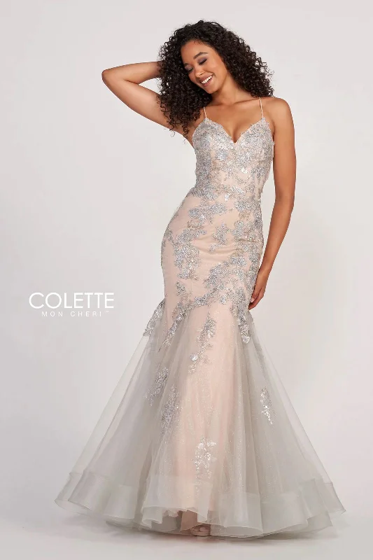 Maternity dress for a shopping spree Colette CL2004 Glitter Formal Mermaid Prom Long Dress Maternity dress for a shopping spree Colette CL2004 Glitter Formal Mermaid Prom Long Dress