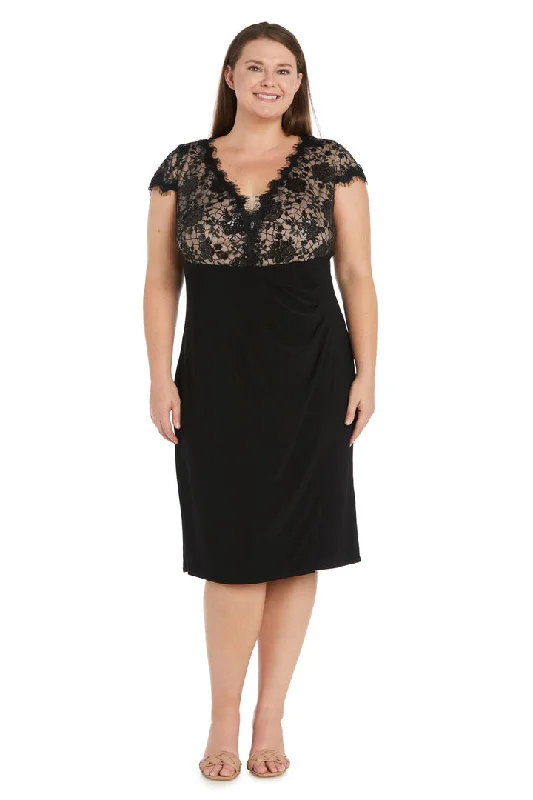 Maternity dress for a christening R&M Richards 1582W Short Sequin Plus Size Cocktail Dress Maternity dress for a christening R&M Richards 1582W Short Sequin Plus Size Cocktail Dress