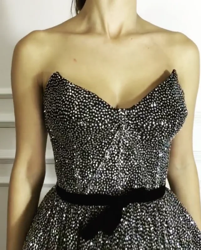 Mini dresses with one - shoulder designs Victorian Amour Gown