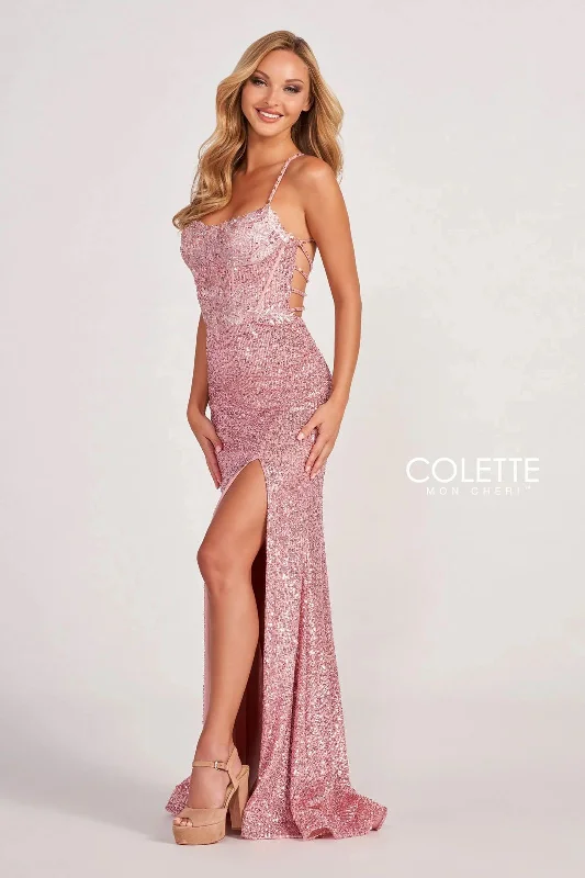 Maternity dress for a garden party Colette CL2073 Sequin Formal Prom Applique Long Dress Maternity dress for a garden party Colette CL2073 Sequin Formal Prom Applique Long Dress