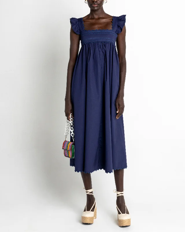 Wrap - style midi dresses in silk for a sophisticated office look Cotton Kalliope Midi Dress Wrap - style midi dresses in silk for a sophisticated office look Cotton Kalliope Midi Dress