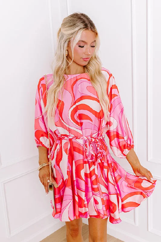 Mini dresses with side slits for a sexy appeal Shades Of Lovely Mini Dress