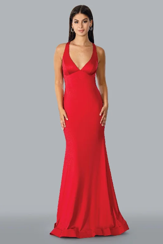 Sleeveless wedding dresses with a beaded belt Stella Couture 23196 Sexy Long Evening Gown Sleeveless wedding dresses with a beaded belt Stella Couture 23196 Sexy Long Evening Gown