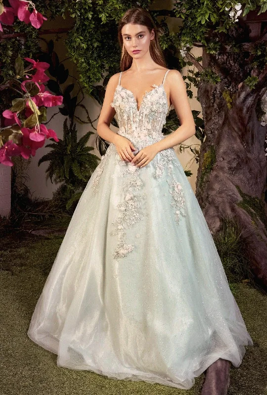 Plus - size wedding dresses with a flattering fit Andrea & Leo A1040 Spaghetti Strap Prom Dress Plus - size wedding dresses with a flattering fit Andrea & Leo A1040 Spaghetti Strap Prom Dress