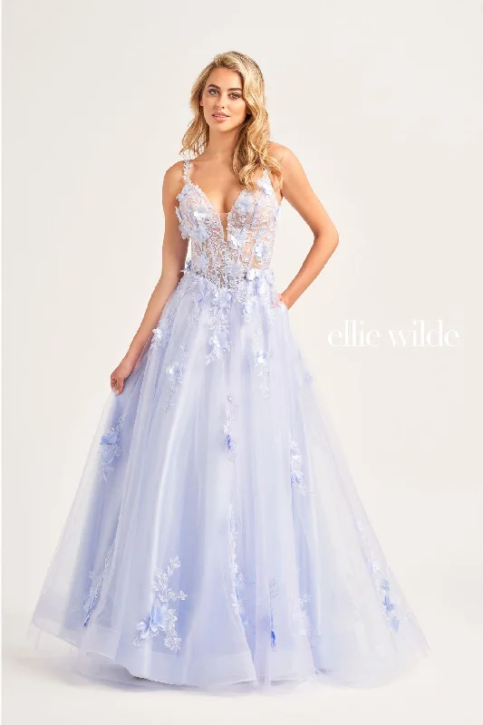 Maternity dress for a movie night out Ellie Wilde EW35122 Long Ball Gown Beaded Applique Prom Dress Maternity dress for a movie night out Ellie Wilde EW35122 Long Ball Gown Beaded Applique Prom Dress