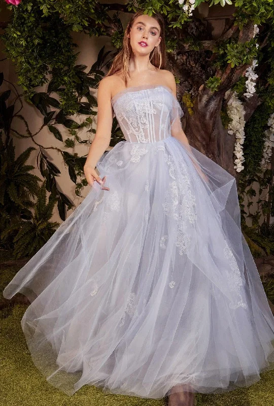 Boho - inspired wedding dresses with floral embroidery Andrea & Leo A1050 Strapless A Line Tulle Ball Gown Boho - inspired wedding dresses with floral embroidery Andrea & Leo A1050 Strapless A Line Tulle Ball Gown