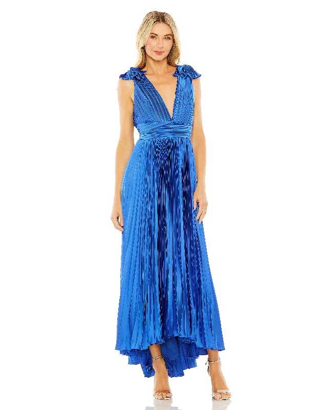 Maternity dress for a baby's first visit to the water garden Mac Duggal 49734 High Low Formal Pleated A Line Evening Dress Maternity dress for a baby's first visit to the water garden Mac Duggal 49734 High Low Formal Pleated A Line Evening Dress