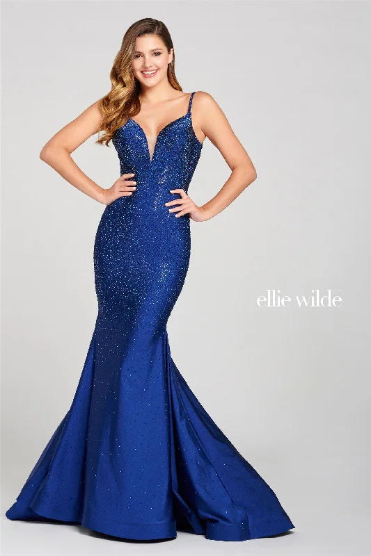 Maternity dress for a winter wonderland event Ellie Wilde EW120012 Beaded Long Formal Fitted Prom Gown Maternity dress for a winter wonderland event Ellie Wilde EW120012 Beaded Long Formal Fitted Prom Gown