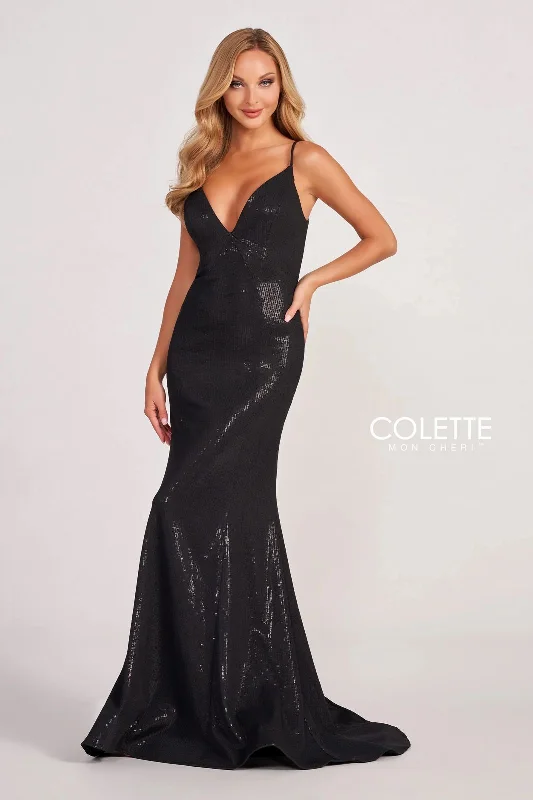 Maternity dress for a baby's first visit to the pool Colette CL2077 Long Prom Sequin Formal Dress Maternity dress for a baby's first visit to the pool Colette CL2077 Long Prom Sequin Formal Dress
