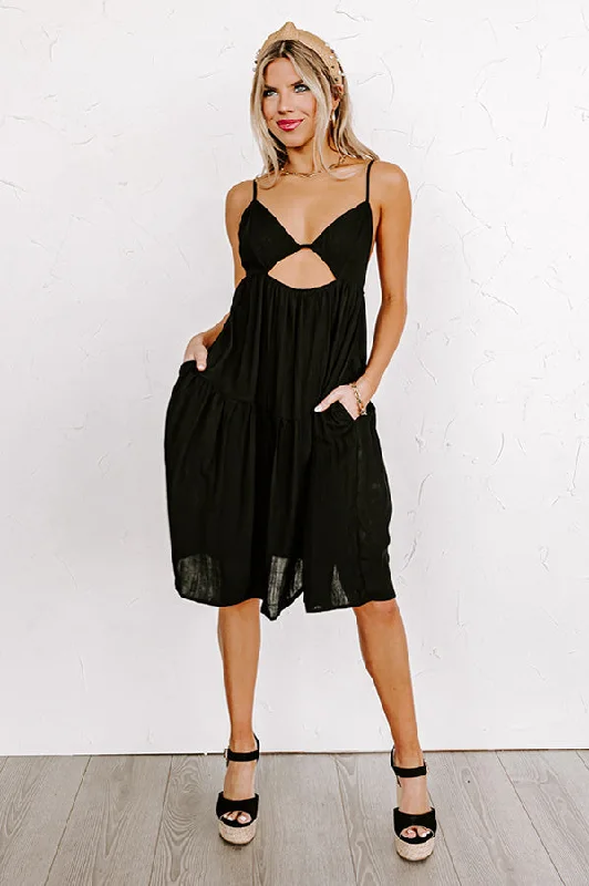 Mini dresses with embroidered details for a unique touch Having A Blast Babydoll Dress In Black Mini dresses with embroidered details for a unique touch Having A Blast Babydoll Dress In Black