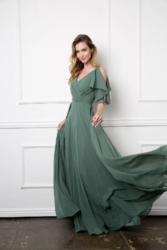 Maternity dress for a baby's first visit to the circus Eucalyptus 4XL Long Formal Flutter Sleeves Dress Sale Maternity dress for a baby's first visit to the circus Eucalyptus 4XL Long Formal Flutter Sleeves Dress Sale