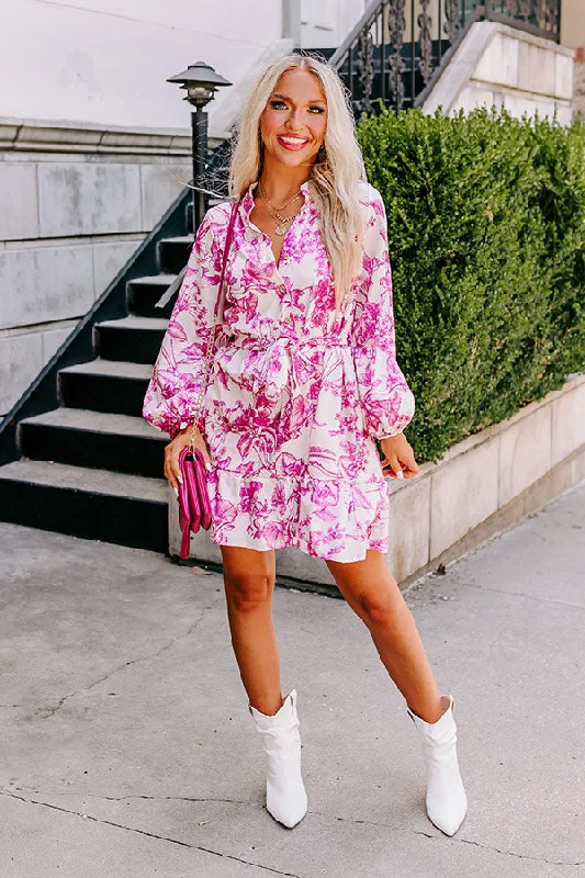 Plaid mini dresses for fall fashion Poetic Notion Floral Dress