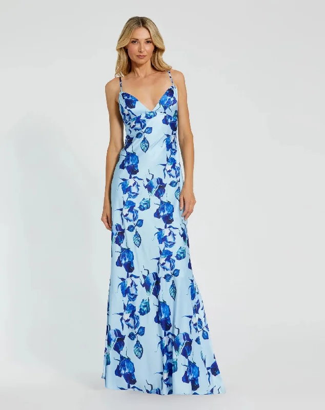 Strapless tulle wedding dresses for a fairy - tale feel Mac Duggal 68336 Long Formal Floral Print Dress Strapless tulle wedding dresses for a fairy - tale feel Mac Duggal 68336 Long Formal Floral Print Dress