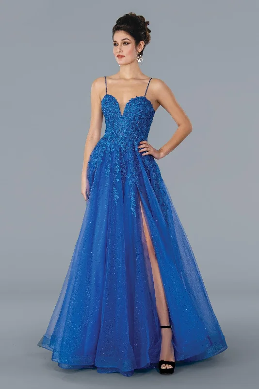 Wedding dresses with a ruched bodice for a textured look Stella Couture 22027 Spaghetti Strap Long Evening Gown Wedding dresses with a ruched bodice for a textured look Stella Couture 22027 Spaghetti Strap Long Evening Gown