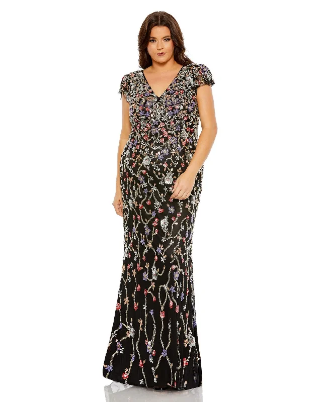 Maternity dress for a baby's first visit to the secret garden Mac Duggal 5751 Long Formal Plus Size Evening Dress Maternity dress for a baby's first visit to the secret garden Mac Duggal 5751 Long Formal Plus Size Evening Dress