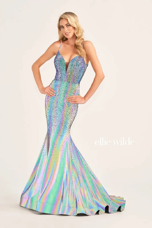 Maternity dress for a gender reveal party Ellie Wilde EW35701 Long Beaded Formal Evening Prom Dress Maternity dress for a gender reveal party Ellie Wilde EW35701 Long Beaded Formal Evening Prom Dress