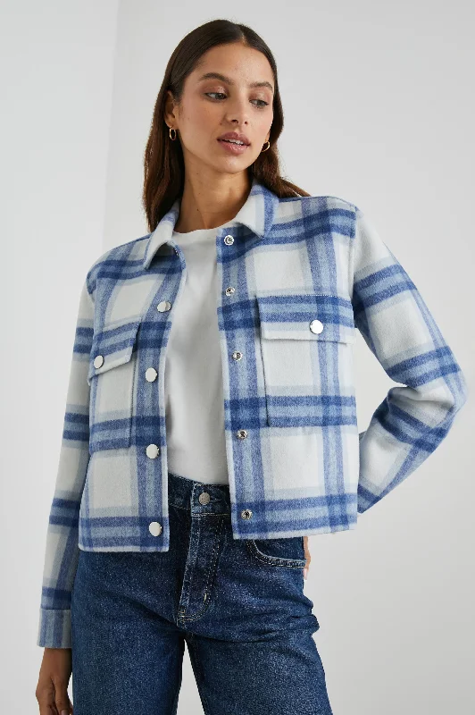 Women's military - style jackets with epaulets for a tough and fashionable appearance STEFFI JACKET - IVORY BAY Women's military - style jackets with epaulets for a tough and fashionable appearance STEFFI JACKET - IVORY BAY