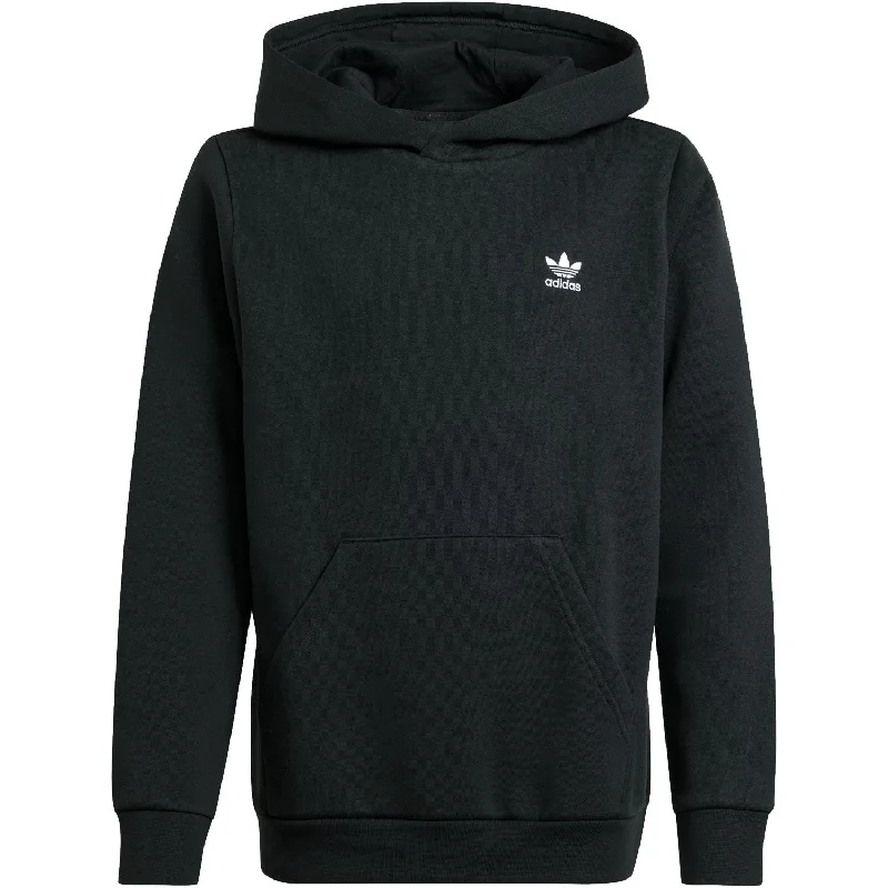 Women's mock - neck sweatshirt made of moisture - wicking material for fitness use adidas Originals Black Hoodie