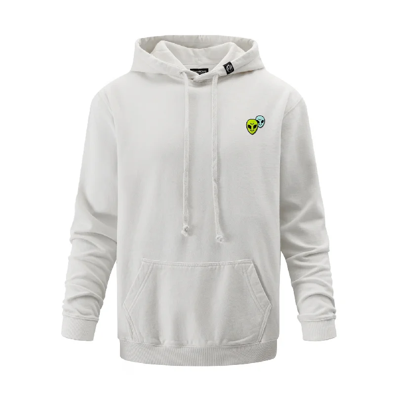 Women's sherpa - lined hoodie for extreme cold weather outdoor activities Alien Embroidered Hoodie Women's sherpa - lined hoodie for extreme cold weather outdoor activities Alien Embroidered Hoodie