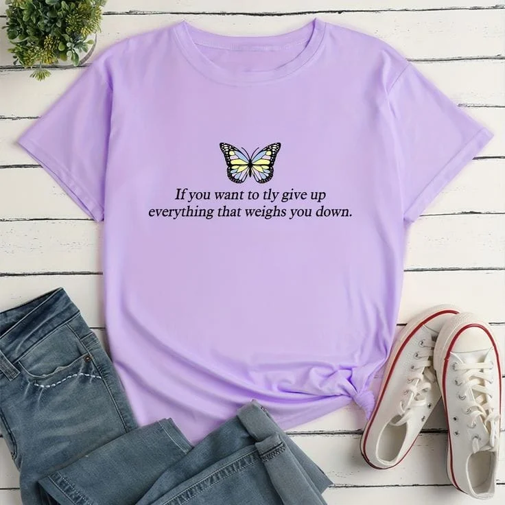 Women's sweatshirt with a mesh panel insert for breathability during workouts Butterfly and letter women's tshirt regular fit Women's sweatshirt with a mesh panel insert for breathability during workouts Butterfly and letter women's tshirt regular fit