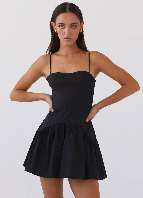  Endless Summer Mini Dress - Black