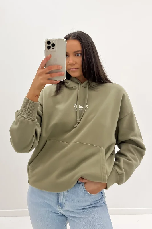 Women's graphic - printed sweatshirt featuring floral patterns for a feminine touch High Standards Fleece Hood Aloe Women's graphic - printed sweatshirt featuring floral patterns for a feminine touch High Standards Fleece Hood Aloe
