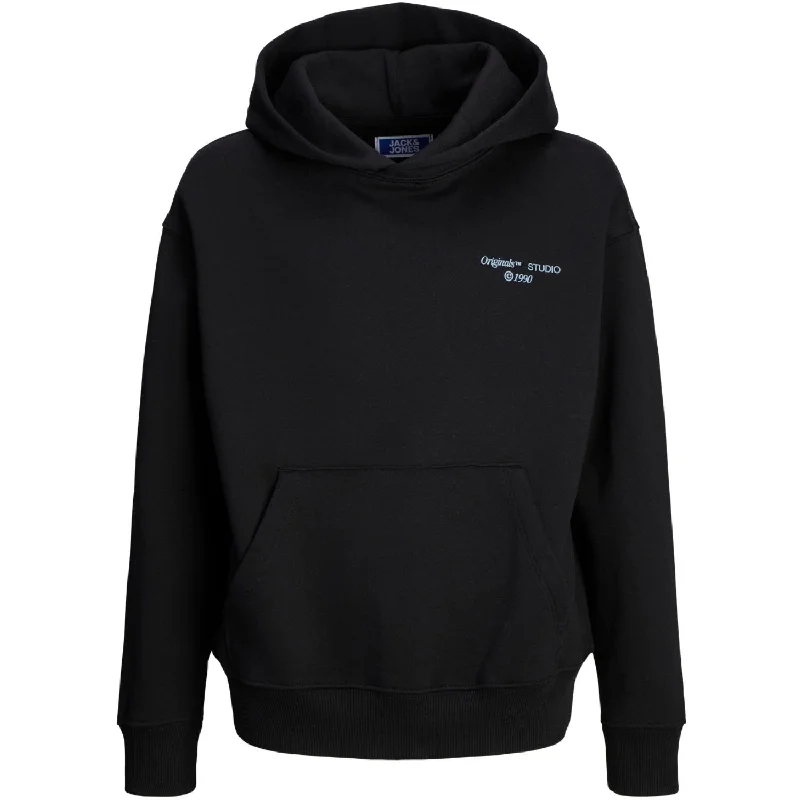 Women's sweatshirt with a mesh panel insert for breathability during workouts Jack & Jones Junior Black Ornoho Back Graphic Sweat Hoodie Women's sweatshirt with a mesh panel insert for breathability during workouts Jack & Jones Junior Black Ornoho Back Graphic Sweat Hoodie