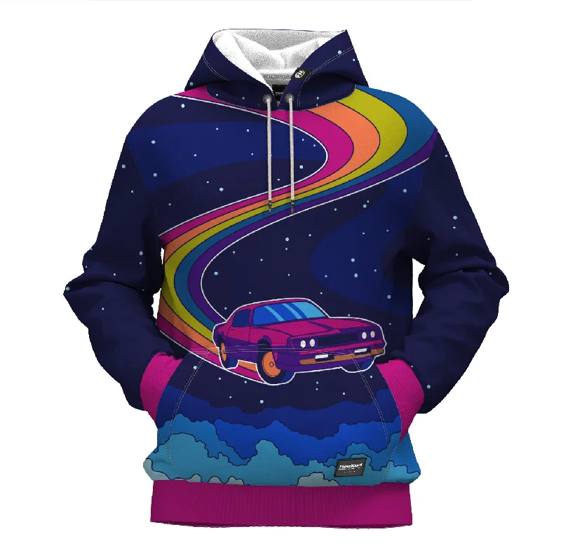 Women's hoodie with a detachable hood for customizable styling Let's Go Hoodie