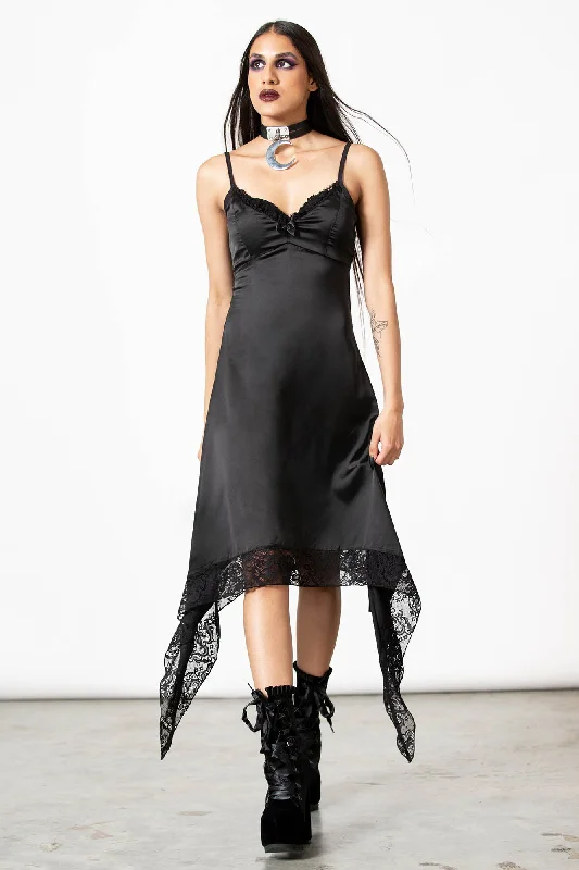 Printed Abstract Women Dress for a Modern and Artistic Appeal Loya Satin Maxi Dress