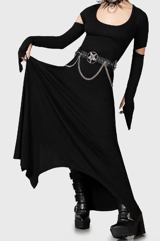 Maxi Women Dress with Floral Print for a Bohemian Vibe Morgan Le Fay Dress