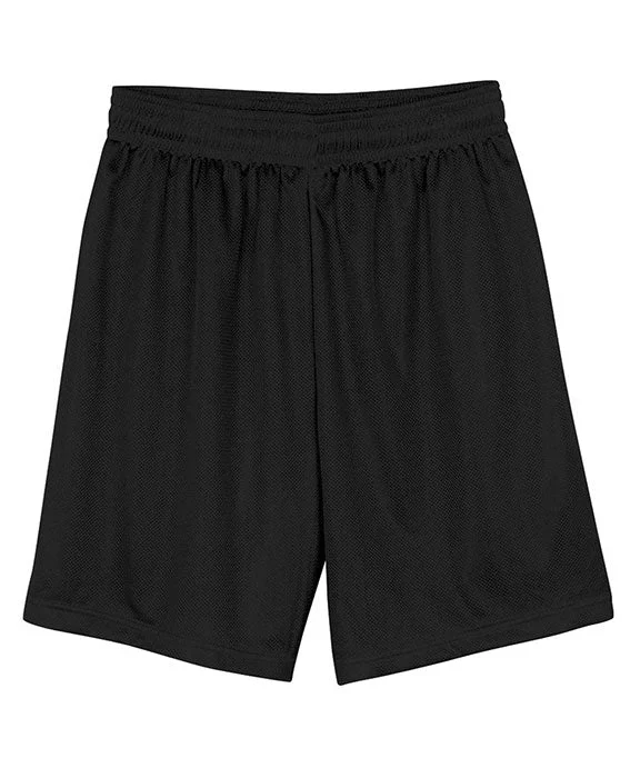 Women's zip - front sweatshirt with contrast stitching for a sporty aesthetic N5255 - A4 Mens 9" Inseam Micro Mesh Shorts | Black Women's zip - front sweatshirt with contrast stitching for a sporty aesthetic N5255 - A4 Mens 9" Inseam Micro Mesh Shorts | Black