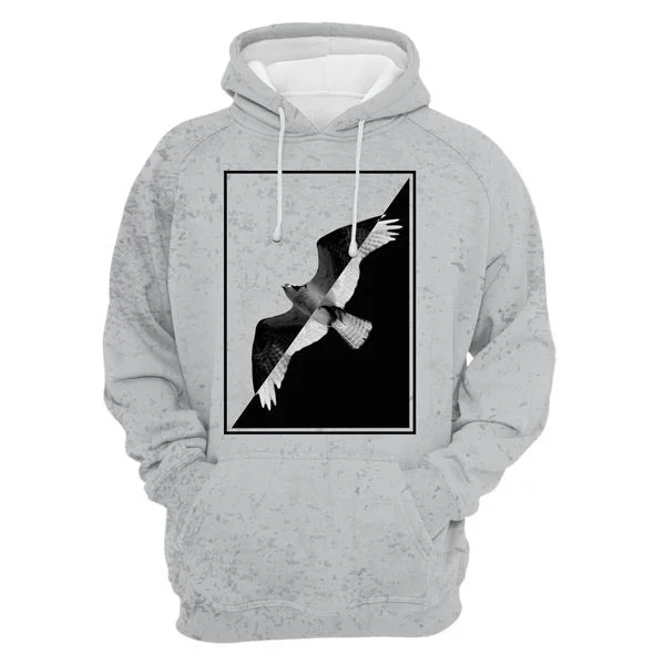 Women's tie - front hoodie in a lightweight fabric for summer layering Negative Eagle Hoodie Women's tie - front hoodie in a lightweight fabric for summer layering Negative Eagle Hoodie