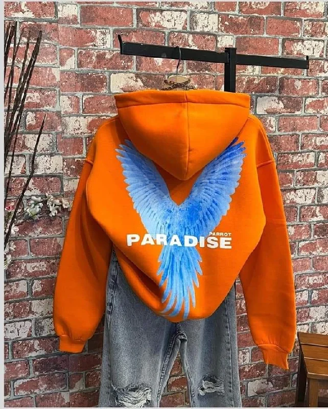 Women's quarter - zip sweatshirt made of organic cotton for eco - conscious fashion Paradise Hoodie Women's quarter - zip sweatshirt made of organic cotton for eco - conscious fashion Paradise Hoodie