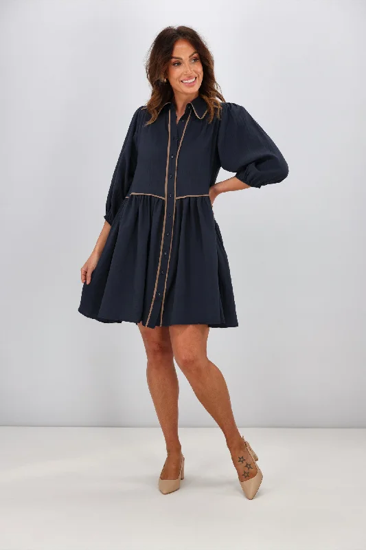 Backless Women Dress for a Sexy and Alluring Look at Evening Events Roseason Isla Dress Navy