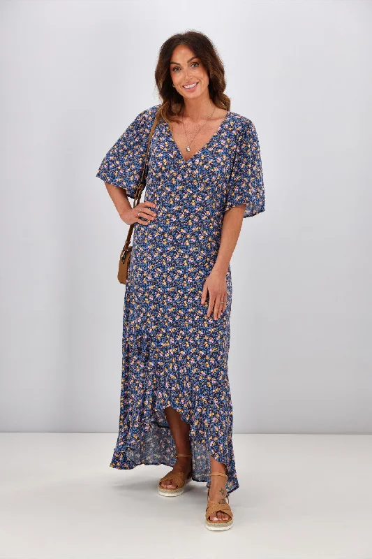 Mini Women Dress with a Short Hem for a Young and Trendy Style Sass Dixie Maxi Frill Dress Spring Floral