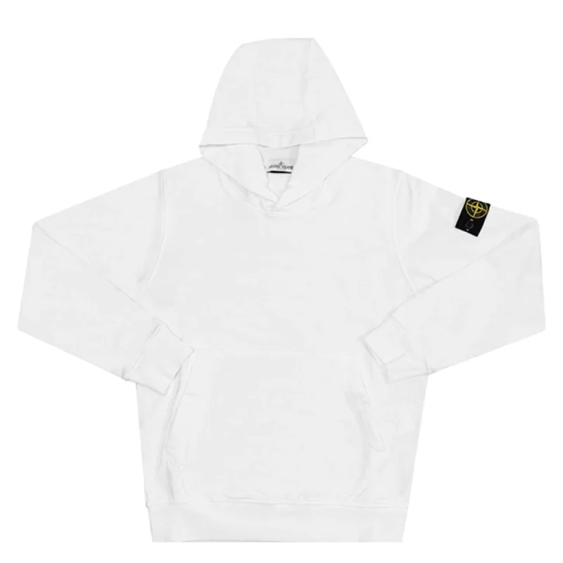 Women's cropped sweatshirt with a slogan graphic for a fun and expressive look Stone Island Junior Hoodie White Women's cropped sweatshirt with a slogan graphic for a fun and expressive look Stone Island Junior Hoodie White