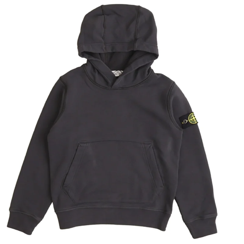 Women's tie - front hoodie in a lightweight fabric for summer layering Stone Island Sweatshirt Charcoal Women's tie - front hoodie in a lightweight fabric for summer layering Stone Island Sweatshirt Charcoal