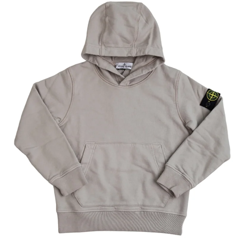 Women's cropped sweatshirt with a lace - trimmed hem for a romantic look Stone Island Sweatshirt Dove Grey Women's cropped sweatshirt with a lace - trimmed hem for a romantic look Stone Island Sweatshirt Dove Grey