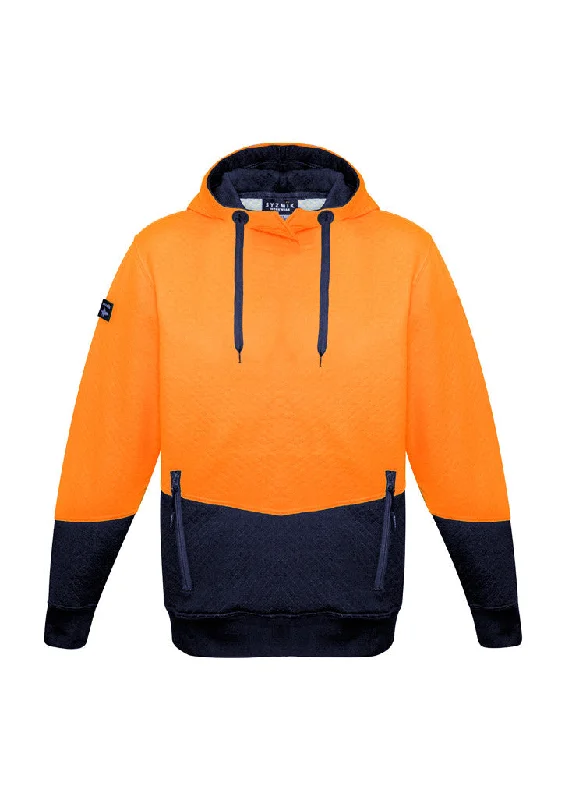 Women's quarter - zip sweatshirt made of organic cotton for eco - conscious fashion Syzmik Unisex Hi Vis Textured Jacquard Hoodie ZT477 Women's quarter - zip sweatshirt made of organic cotton for eco - conscious fashion Syzmik Unisex Hi Vis Textured Jacquard Hoodie ZT477