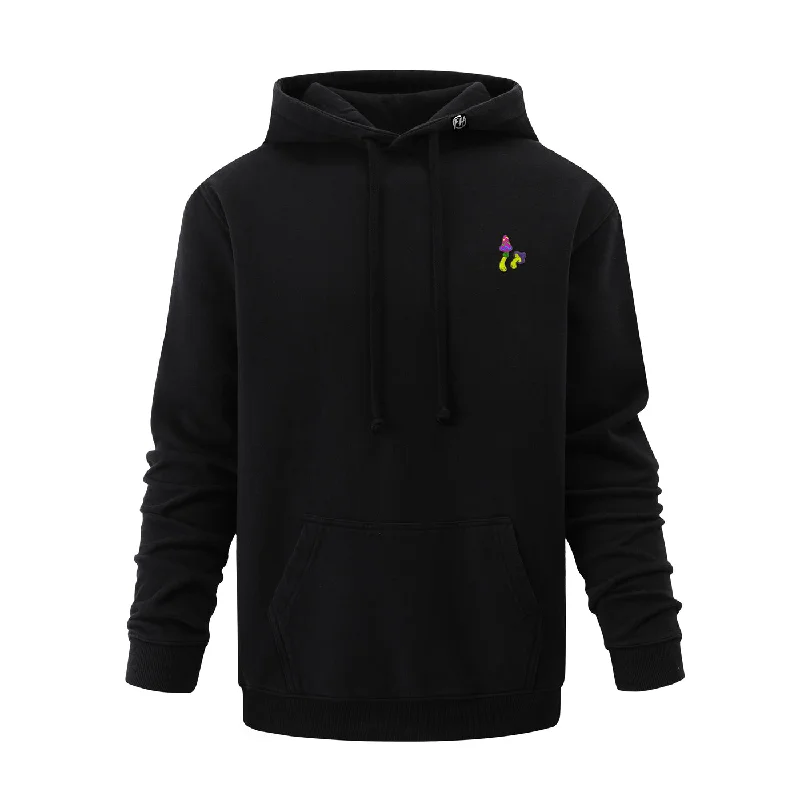 Women's tie - front hoodie in a lightweight fabric for summer layering Trippy Shrooms Embroidered Hoodie Women's tie - front hoodie in a lightweight fabric for summer layering Trippy Shrooms Embroidered Hoodie