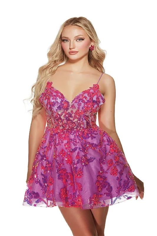 Strapless Women Dress with a Built - in Bra for Comfort and Support Strapless Women Dress with a Built - in Bra for Comfort and Support Alyce 3769