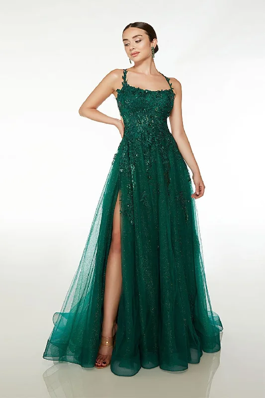 Ball Gown Women Dress with a Full Skirt for a Princess - like Look Ball Gown Women Dress with a Full Skirt for a Princess - like Look Alyce 61574