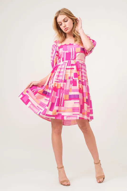 Empire Waist Women Dress to Accentuate the Bust and Conceal the Waist Empire Waist Women Dress to Accentuate the Bust and Conceal the Waist Color Block Puff Sleeve Dress Empire Waist Women Dress to Accentuate the Bust and Conceal the Waist Empire Waist Women Dress to Accentuate the Bust and Conceal the Waist Color Block Puff Sleeve Dress