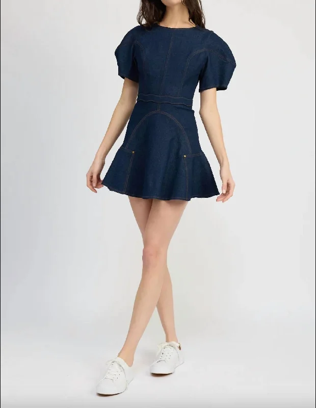 Mini Women Dress with a Short Hem for a Young and Trendy Style Mini Women Dress with a Short Hem for a Young and Trendy Style Dakota Mini Dress In Denim